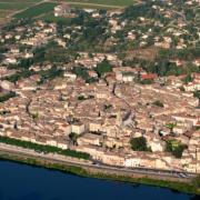 Vue aérienne de Bourg St Andéol